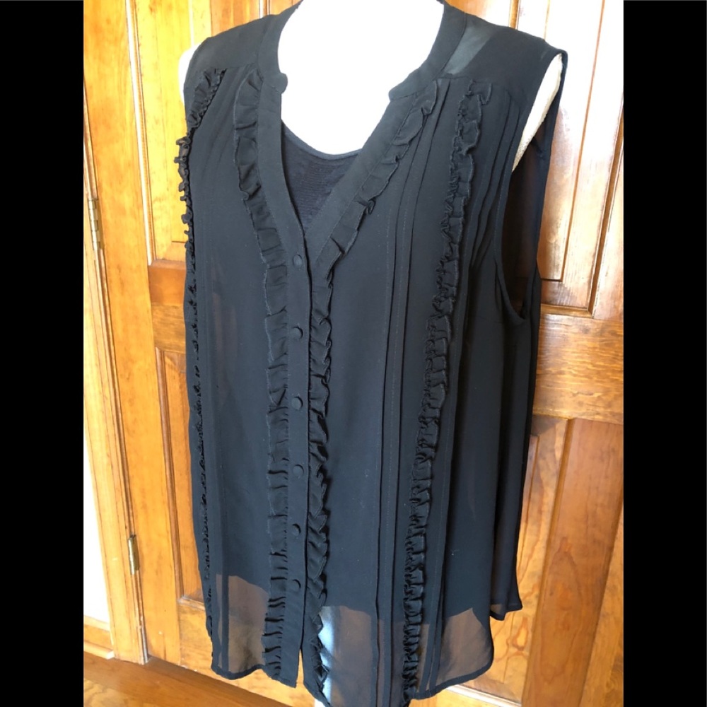 Torrid Black Sheer Women’s Top